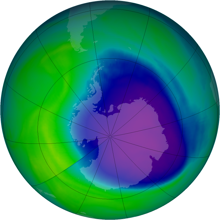 Ozone Map 2006-10-21